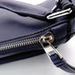 LOEWE Puzzle Small Handbag, Leather, Navy, 2-Way, Silver Hardware