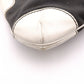 CHANEL Olsen Shoulder Bag, Leather, Gray and White Canvas, CC Logo, Single-Shoulder