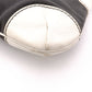 CHANEL Olsen Shoulder Bag, Leather, Gray and White Canvas, CC Logo, Single-Shoulder