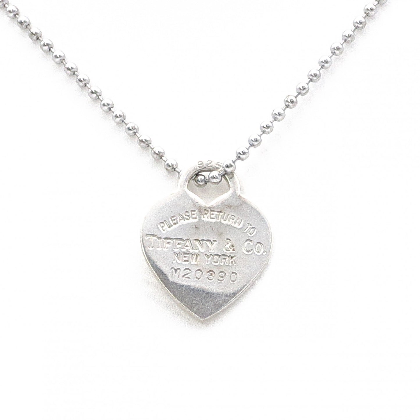 TIFFANY&Co. Tiffany Ball Chain Return to Tiffany Necklace, 925 sterling silver