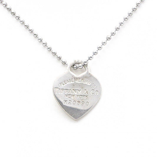 TIFFANY&Co. Tiffany Ball Chain Return to Tiffany Necklace, 925 sterling silver