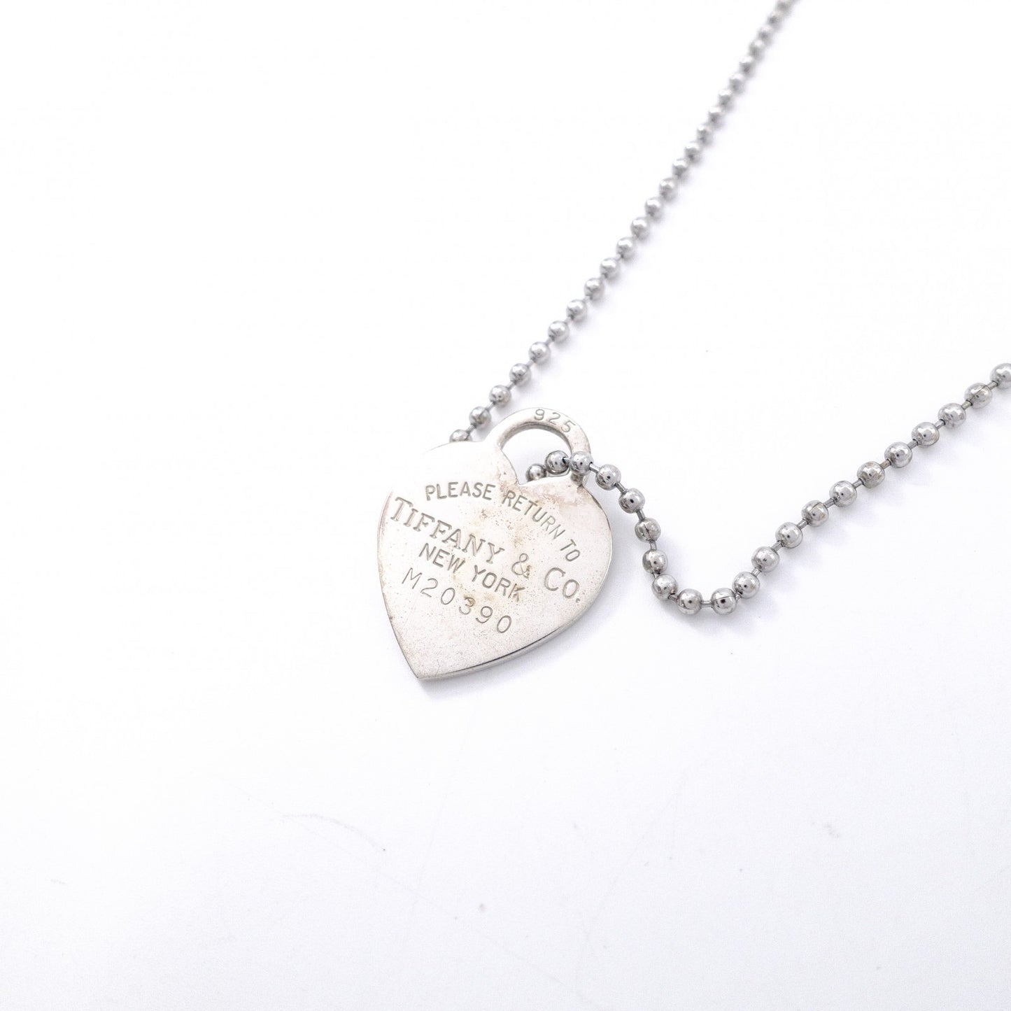 TIFFANY&Co. Tiffany Ball Chain Return to Tiffany Necklace, 925 sterling silver