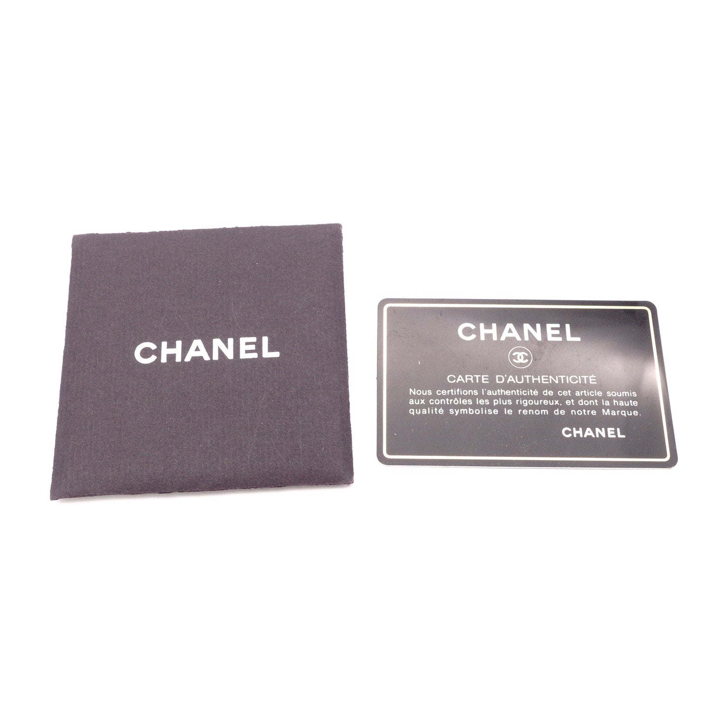 CHANEL Olsen Shoulder Bag, Leather, Gray and White Canvas, CC Logo, Single-Shoulder