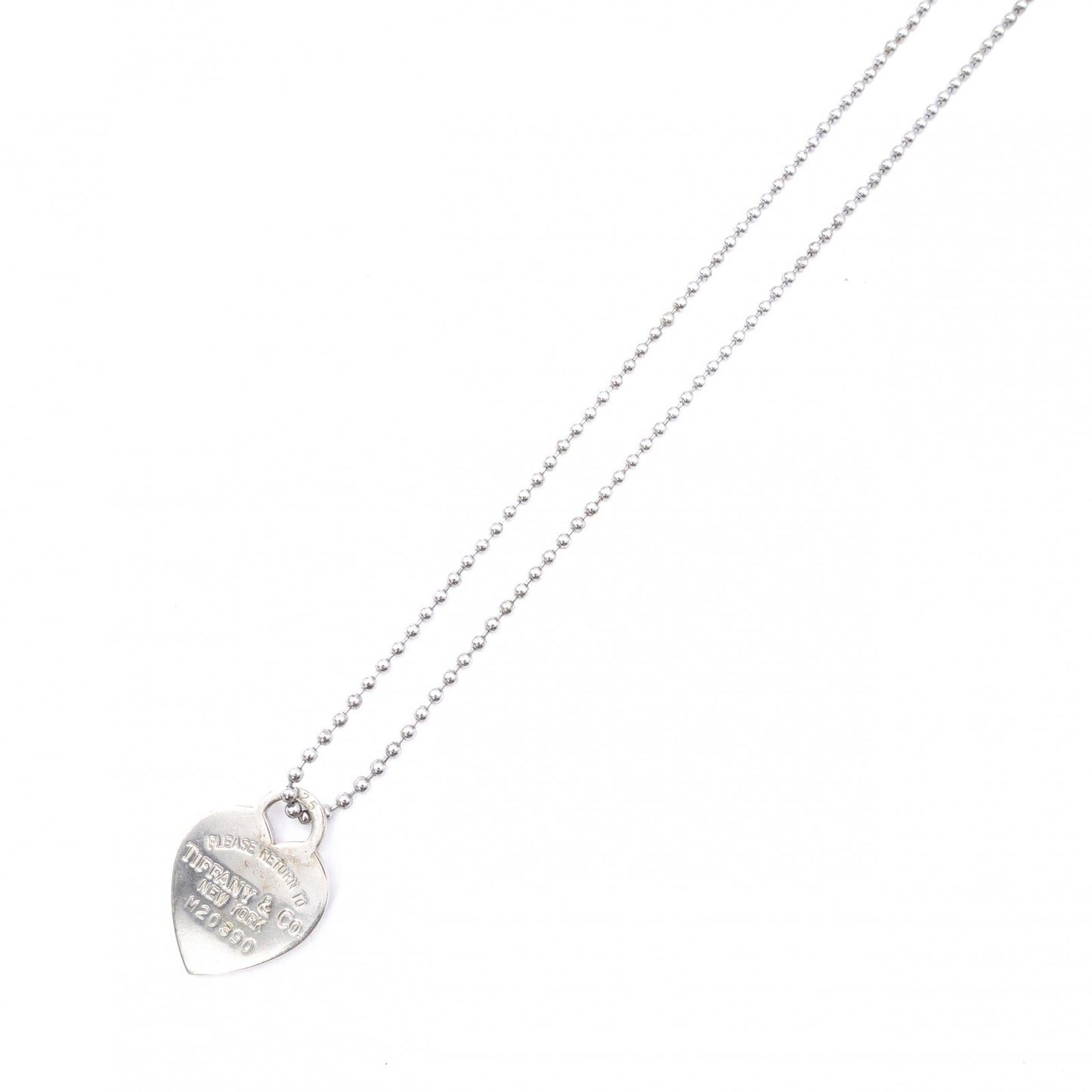TIFFANY&Co. Tiffany Ball Chain Return to Tiffany Necklace, 925 sterling silver