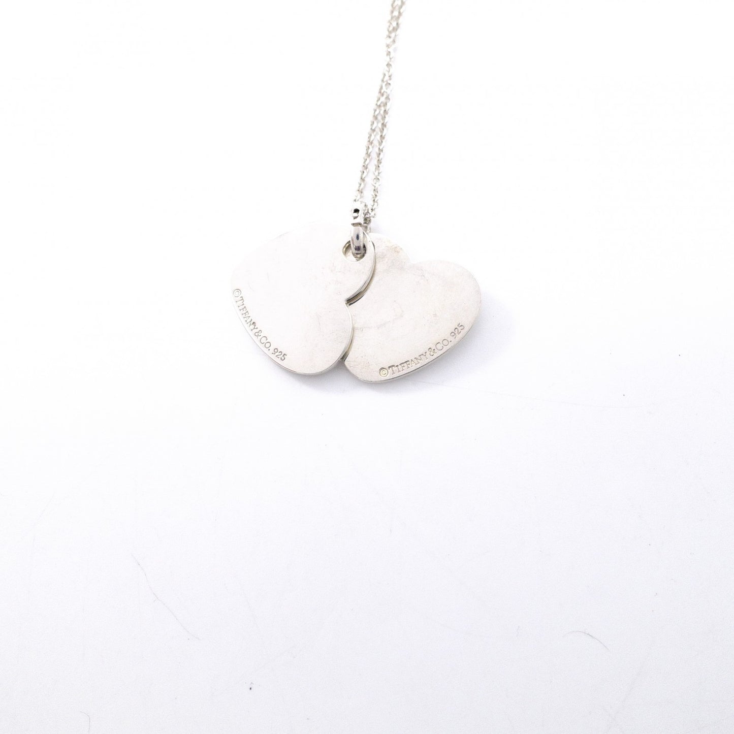 TIFFANY&Co. Return to Tiffany Double Heart Tag Necklace, 925 sterling silver
