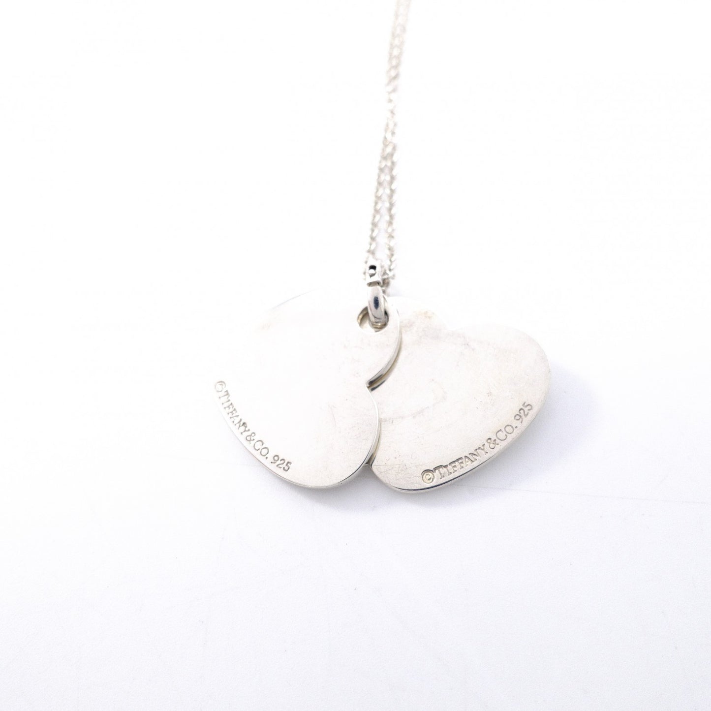 TIFFANY&Co. Return to Tiffany Double Heart Tag Necklace, 925 sterling silver
