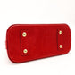 LOUIS VUITTON Alma BB Handbag Vernis Red Leather 2-Way Red Crossbody 7-10-193