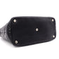 CHANEL Cambon Line Handbag, Leather, Black and Pink, CC Logo, Tote Bag