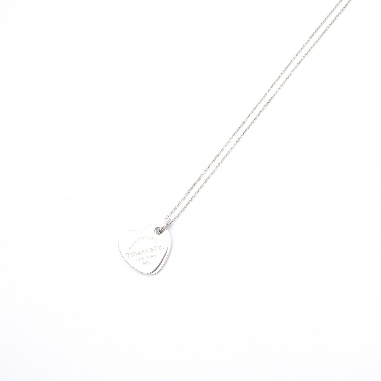 TIFFANY&Co. Return to Tiffany Double Heart Tag Necklace, 925 sterling silver