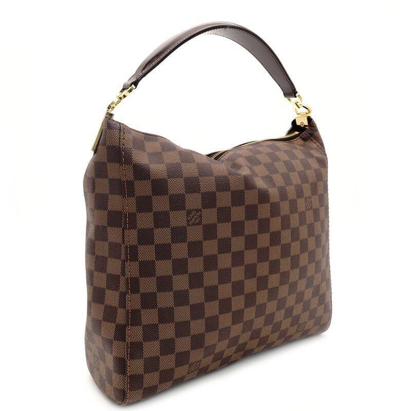 Louis Vuitton LOUIS VUITTON Portobello PM Shoulder Bag Damier PVC Leather Brown 7-9-525