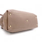 Salvatore Ferragamo Gancini Handbag, Leather, Brown, Gold Hardware