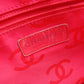 CHANEL Cambon Line Handbag, Leather, Black and Pink, CC Logo, Tote Bag