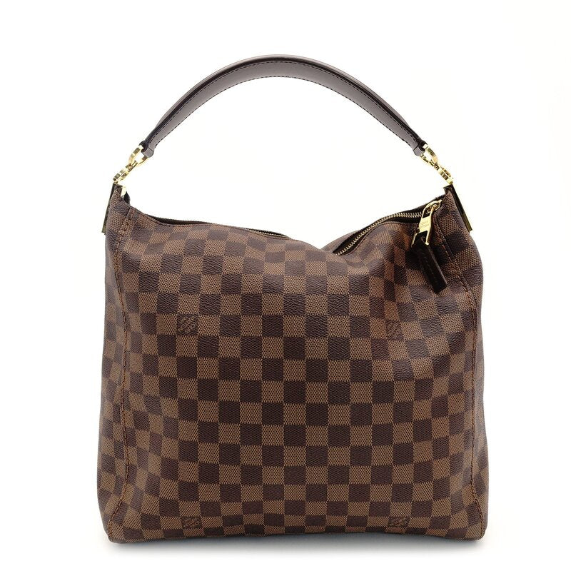 Louis Vuitton LOUIS VUITTON Portobello PM Shoulder Bag Damier PVC Leather Brown 7-9-525