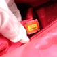 CHANEL Cambon Line Handbag, Leather, Black and Pink, CC Logo, Tote Bag