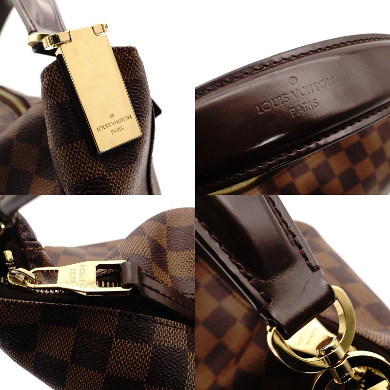 Louis Vuitton LOUIS VUITTON Portobello PM Shoulder Bag Damier PVC Leather Brown 7-9-525