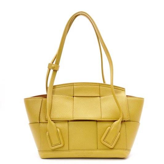 Bottega Veneta Small The Arco Shoulder Bag, Leather, Yellow