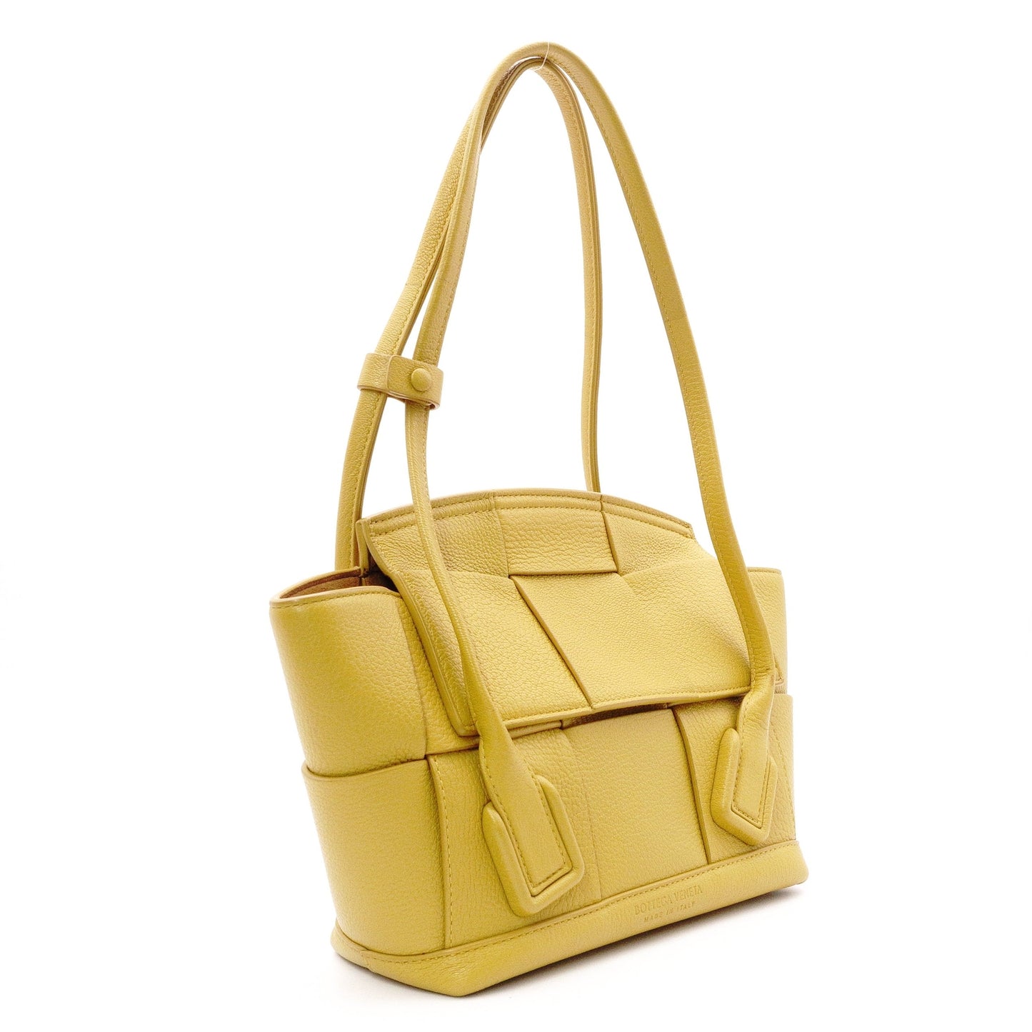 Bottega Veneta Small The Arco Shoulder Bag, Leather, Yellow