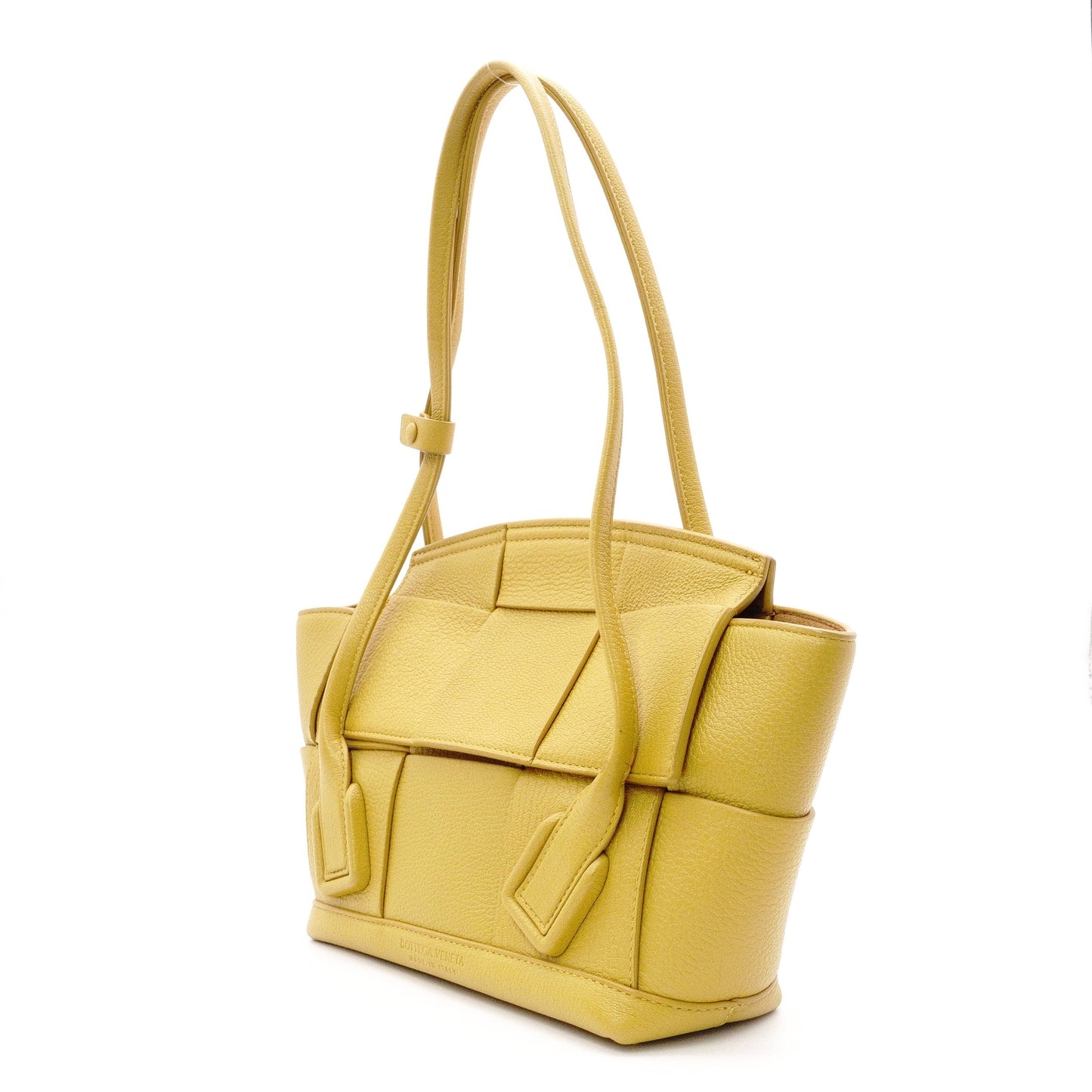 Bottega Veneta Small The Arco Shoulder Bag, Leather, Yellow