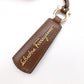 Salvatore Ferragamo Gancini Handbag, Leather, Brown, Gold Hardware