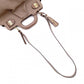 Salvatore Ferragamo Gancini Handbag, Leather, Brown, Gold Hardware