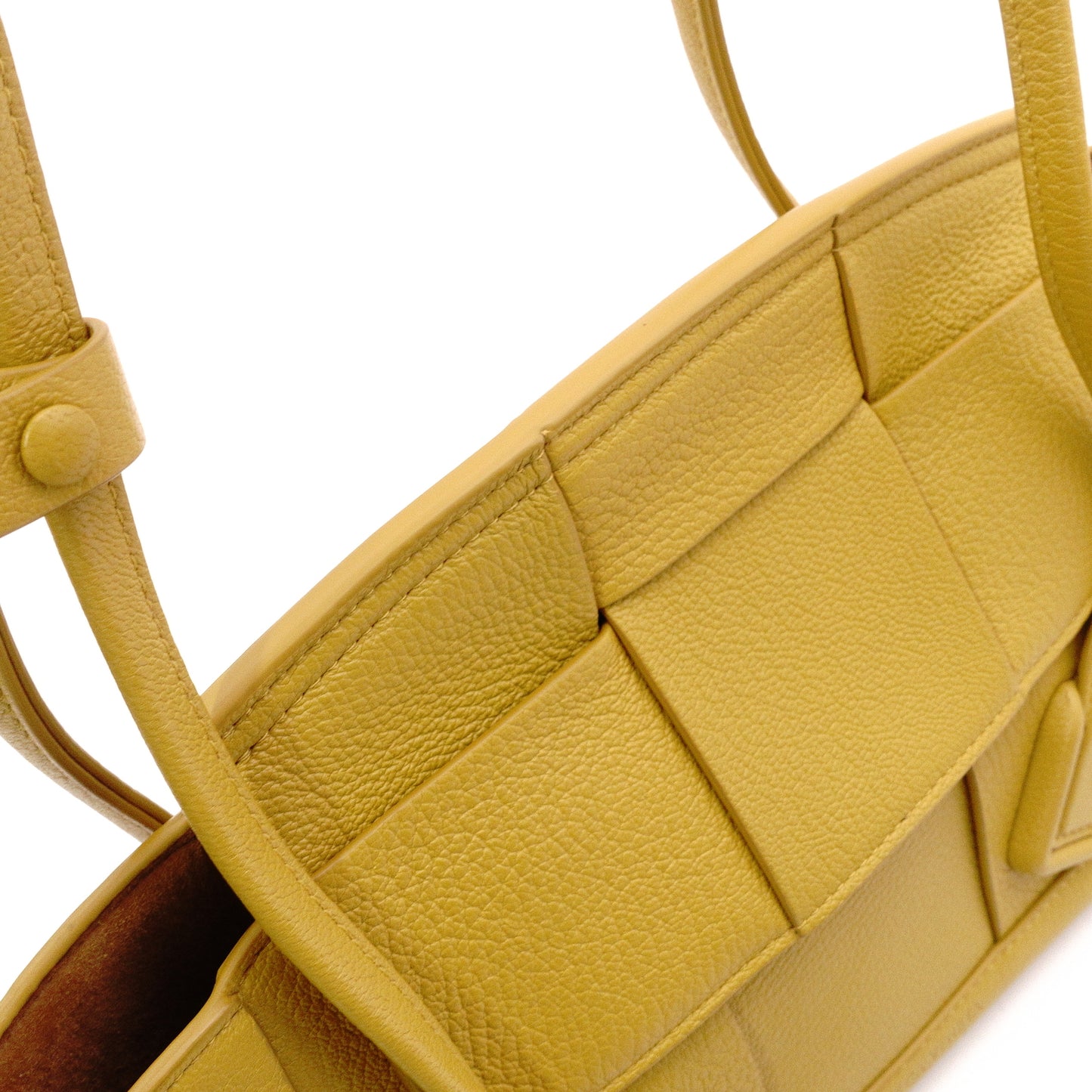 Bottega Veneta Small The Arco Shoulder Bag, Leather, Yellow