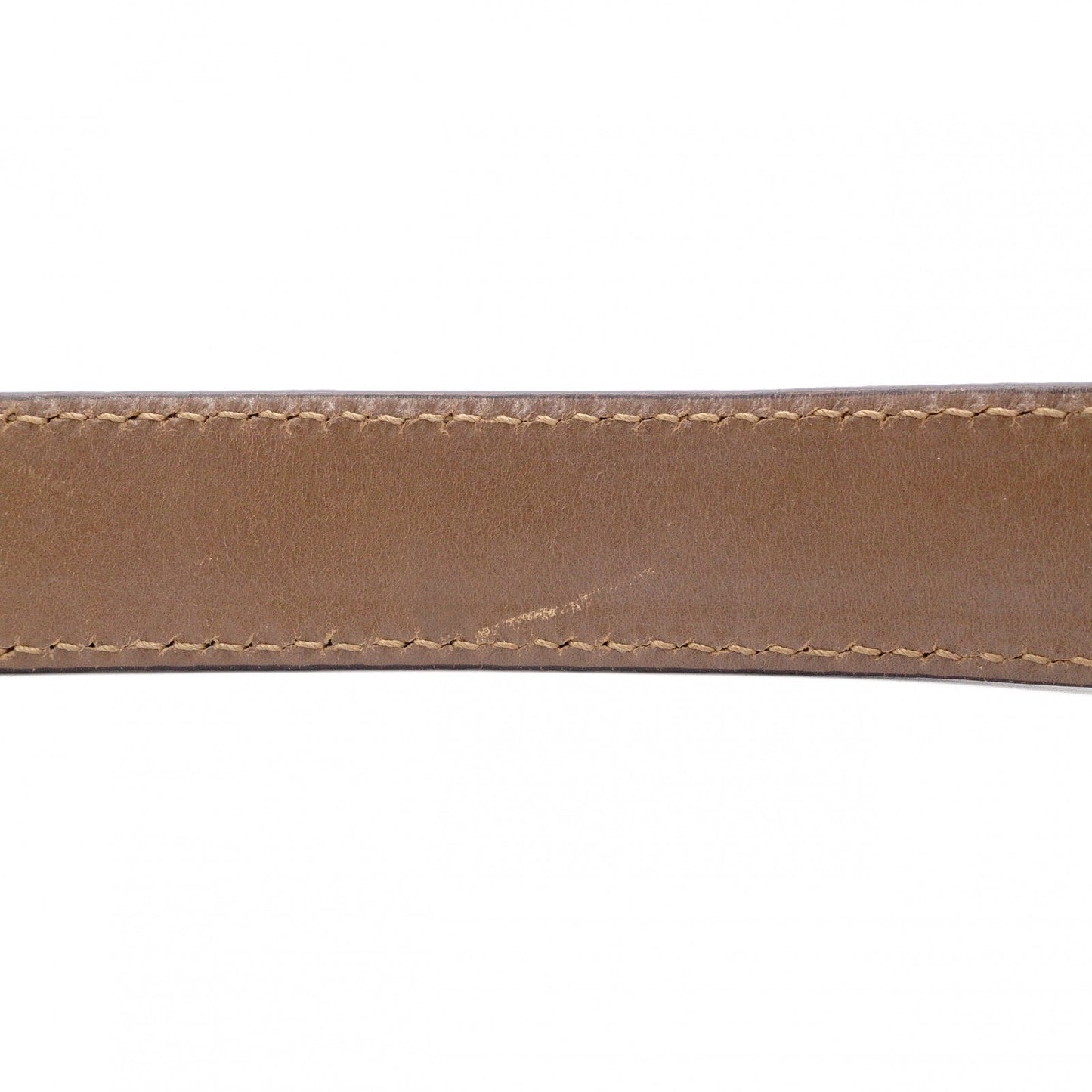 Salvatore Ferragamo Gancini Handbag, Leather, Brown, Gold Hardware