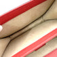 GUCCI Interlocking Shoulder Bag, Leather, Red, Gold Hardware