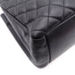 CHANEL GST Matelassé Caviar Skin Shoulder Bag, Leather, Black, Gold Hardware