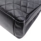 CHANEL GST Matelassé Caviar Skin Shoulder Bag, Leather, Black, Gold Hardware