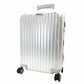 RIMOWA Topaz 923.52.00.4 32L 4-Wheel Silver Aluminum TSA Lock Hand Carry R801593