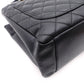 CHANEL GST Matelassé Caviar Skin Shoulder Bag, Leather, Black, Gold Hardware
