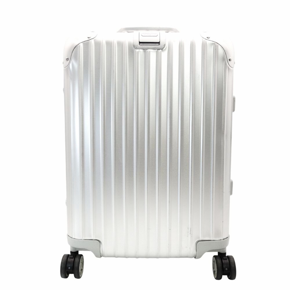 RIMOWA Topaz 923.52.00.4 32L 4-Wheel Silver Aluminum TSA Lock Hand Carry R801593