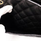 CHANEL GST Matelassé Caviar Skin Shoulder Bag, Leather, Black, Gold Hardware