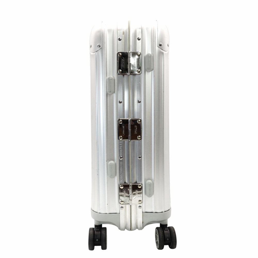 RIMOWA Topaz 923.52.00.4 32L 4-Wheel Silver Aluminum TSA Lock Hand Carry R801593