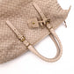 BOTTEGAVENETA Intrecciato Handbag, Leather, Beige