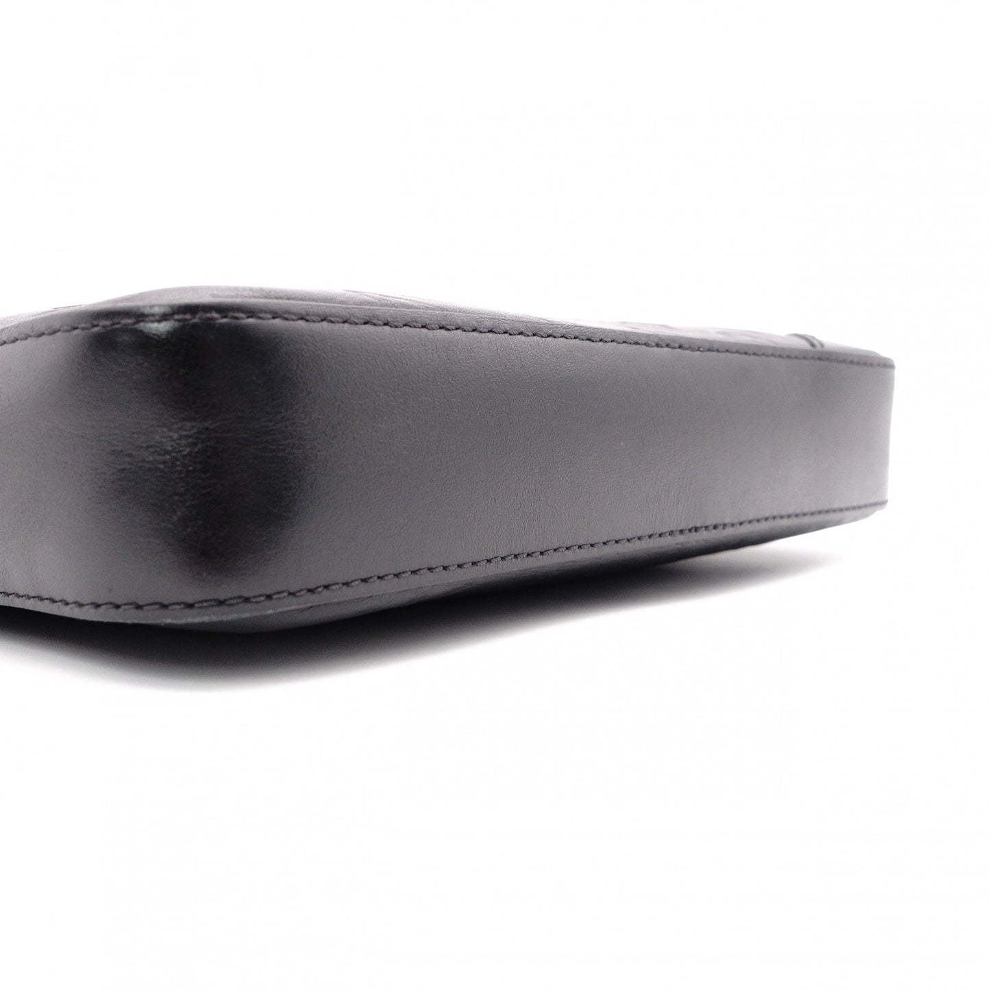LOUIS VUITTON Duo Messenger Monogram Shadow Shoulder Bag, Leather, Black