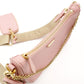 PRADA ReEdition Saffiano Leather Shoulder Bag Pink Leather Gold Hardware R811025