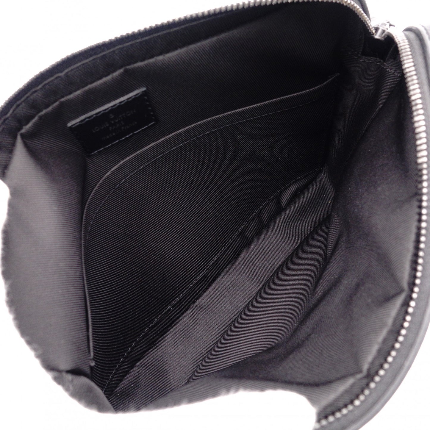 LOUIS VUITTON Duo Messenger Monogram Shadow Shoulder Bag, Leather, Black