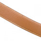 HERMES Constance Belt, Leather, Black and Brown, Size 85, Silver Hardware