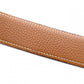 HERMES Constance Belt, Leather, Black and Brown, Size 85, Silver Hardware
