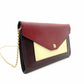 CELINE Tri-Faure Chain Wallet Red Leather Gold Hardware Long Wallet Shoulder Bag R801981