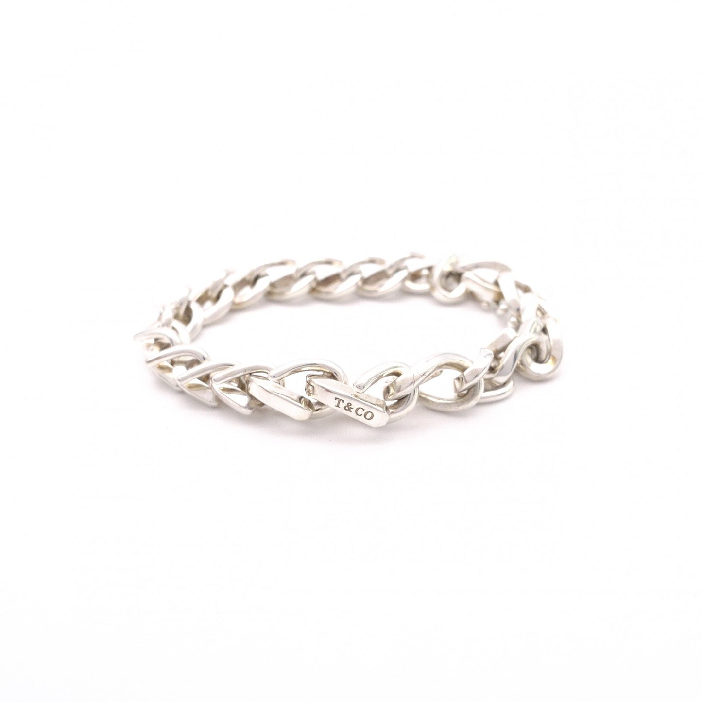 TIFFANY&Co. Tiffany Forge Link Medium Bracelet, 925 silver