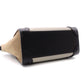 CELINE Luggage Nano Shopper Handbag, Leather, Beige/Black, 2-Way Crossbody
