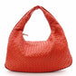 Bottega Veneta Intrecciato Shoulder Bag, Leather, Orange, Hobo