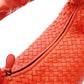 Bottega Veneta Intrecciato Shoulder Bag, Leather, Orange, Hobo