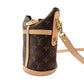 LOUIS VUITTON Monogram Duffle Bag M43587 Shoulder Bag 2-Way Handbag Brown Tone R801719