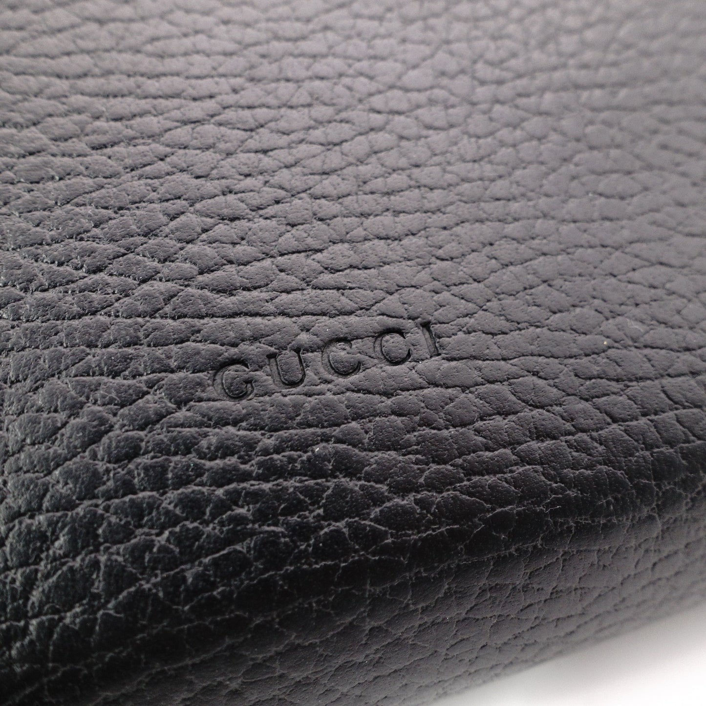 GUCCI Dionysus Shoulder Bag, Leather, Black with Silver Hardware