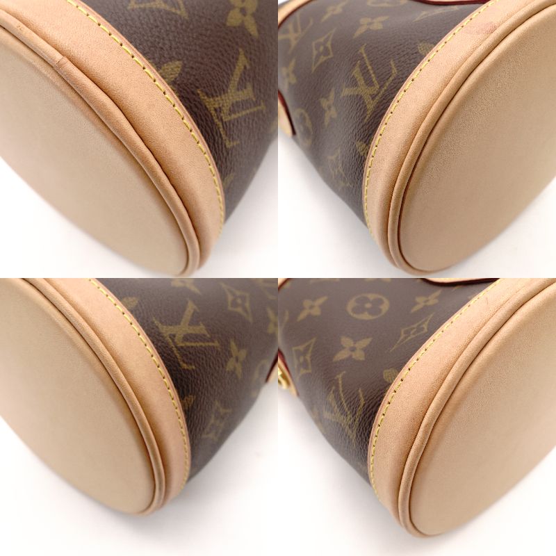 LOUIS VUITTON Monogram Duffle Bag M43587 Shoulder Bag 2-Way Handbag Brown Tone R801719