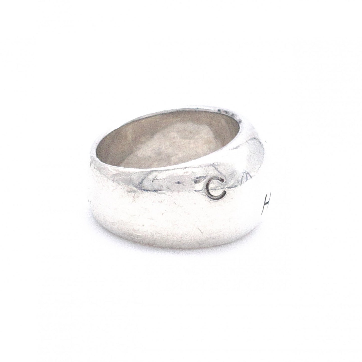 CHANEL Ring, 925 sterling silver, size 54 / 14, approx. 15g, logo