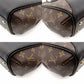 LOUIS VUITTON Kimono Noir Handbag Brown × Black 2-Way Leather PVC Shoulder R801412